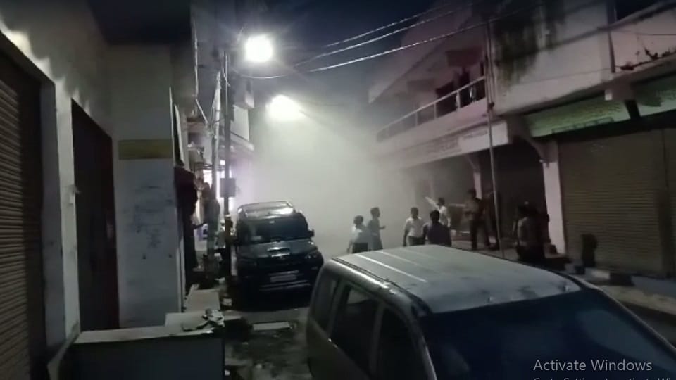 big boulder fell on a house due to landslide in Dharchula of Pithoragarh
