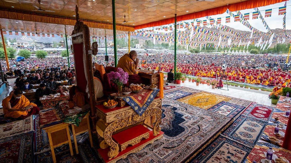 Dalai Lama in Leh: Life should be focused on bringing peace and harmony in the world