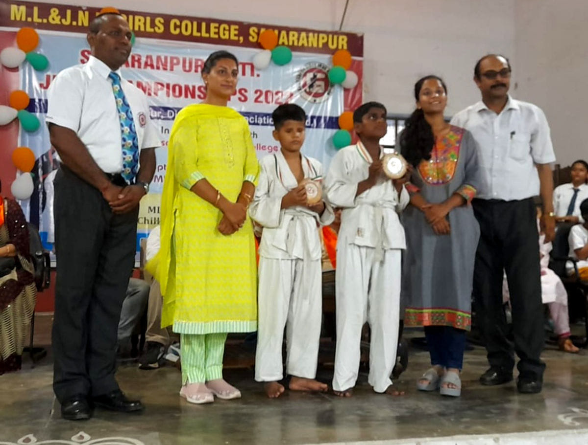 Visually impaired judo players showed their strength, won medals