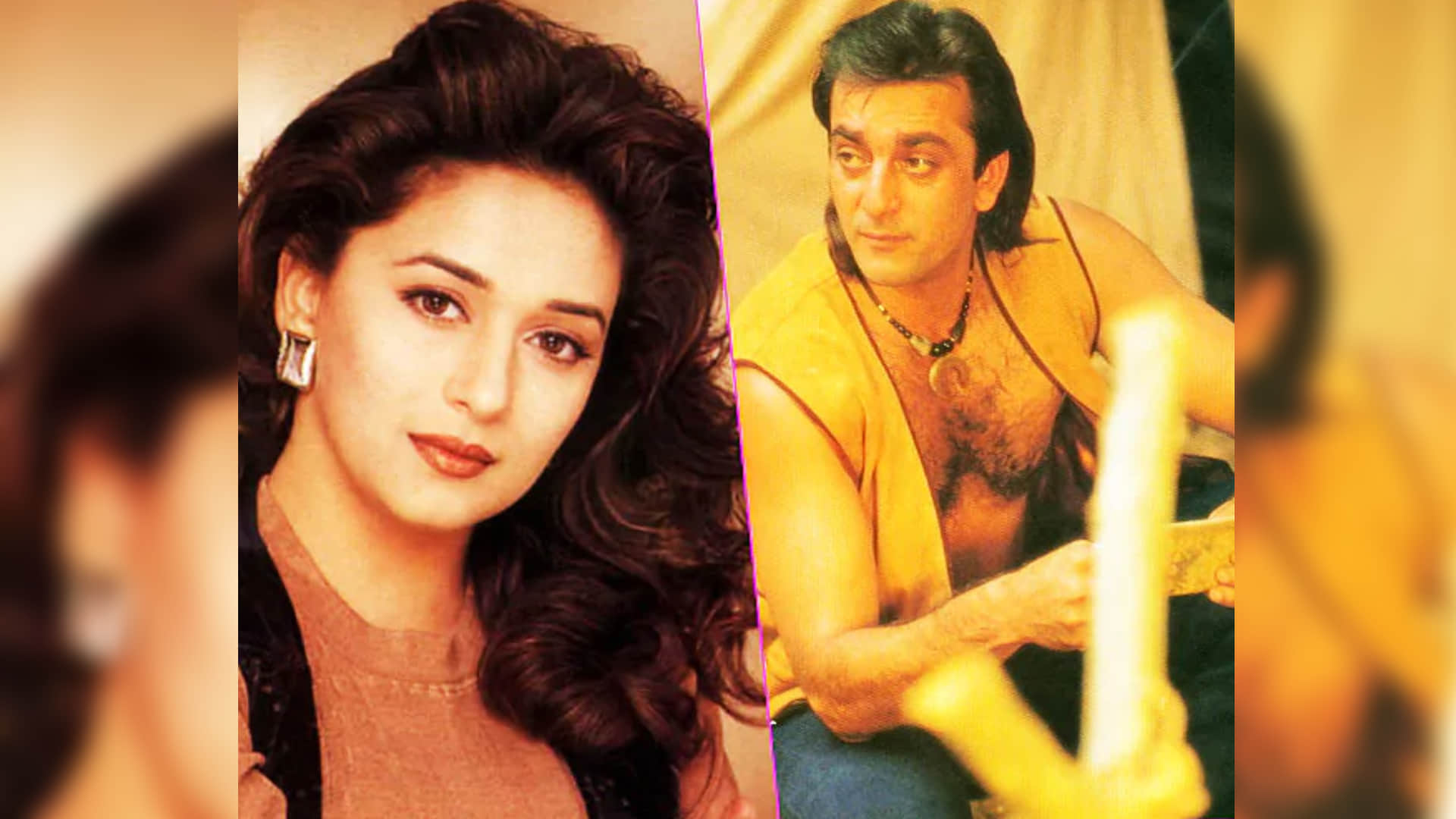 Know about Sanjay Dutt and madhuri dixit love story and reason why they got seperated from each other