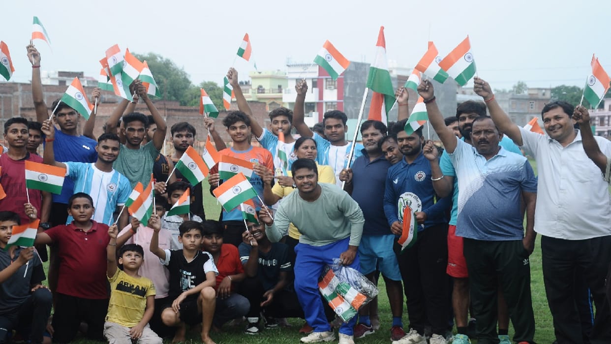 Commonwealth Games in 2022 prtapgarh players cheers
