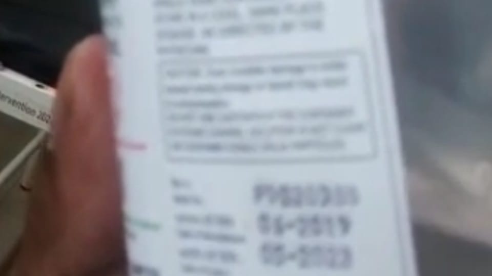 Expiry-glucose to the patient in the contituency of health Minister