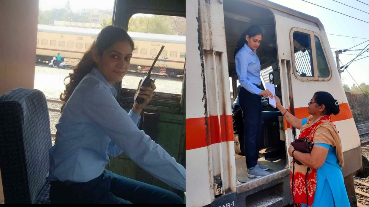 Swarna Soni of Ratlam, Madhya Pradesh became the first woman loco pilot from Valsad, Gujarat