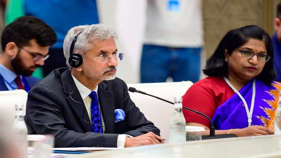 Participated in the SCO Foreign Ministers’ Meeting at Tashkent: EAM Dr S Jaishankar