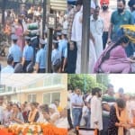 मुक्तिधाम में शहीद मोहित राणा का अंतिम संस्कार।
