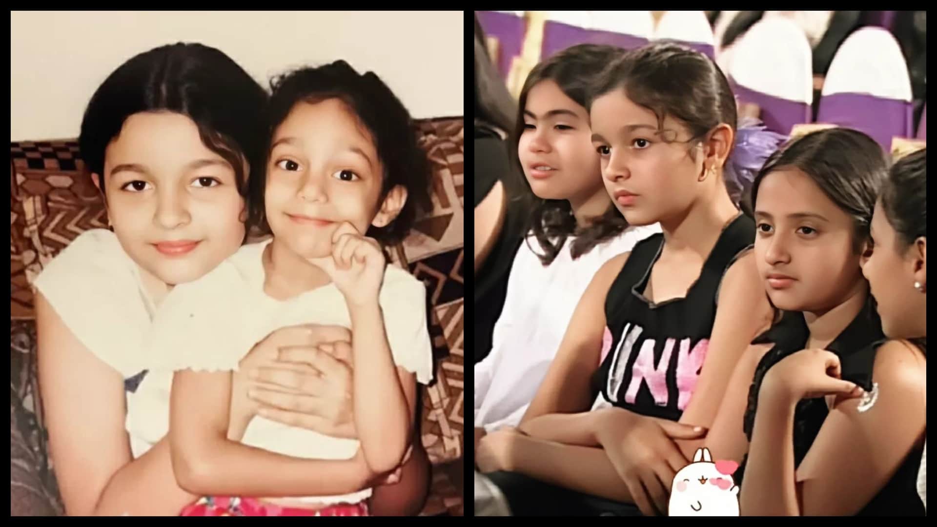 Bhramastra Actors Alia Bhatt Ranbir Kapoor Childhood Photos get viral on internet after pregnancy announcment