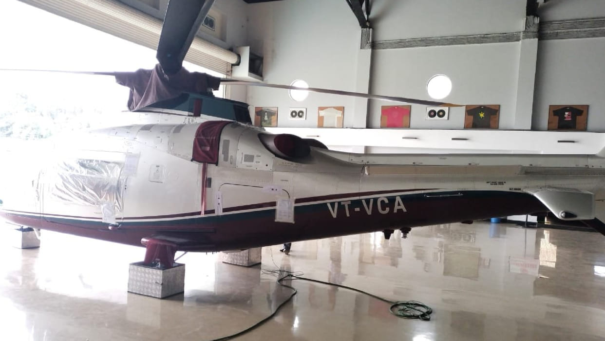 CBI seizes AgustaWestland helicopter from premises of builder Avinash Bhosale in DHFL scam case