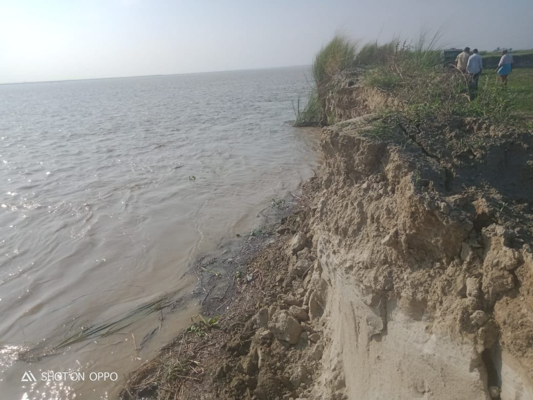 Saryu's water level increased, harvesting started