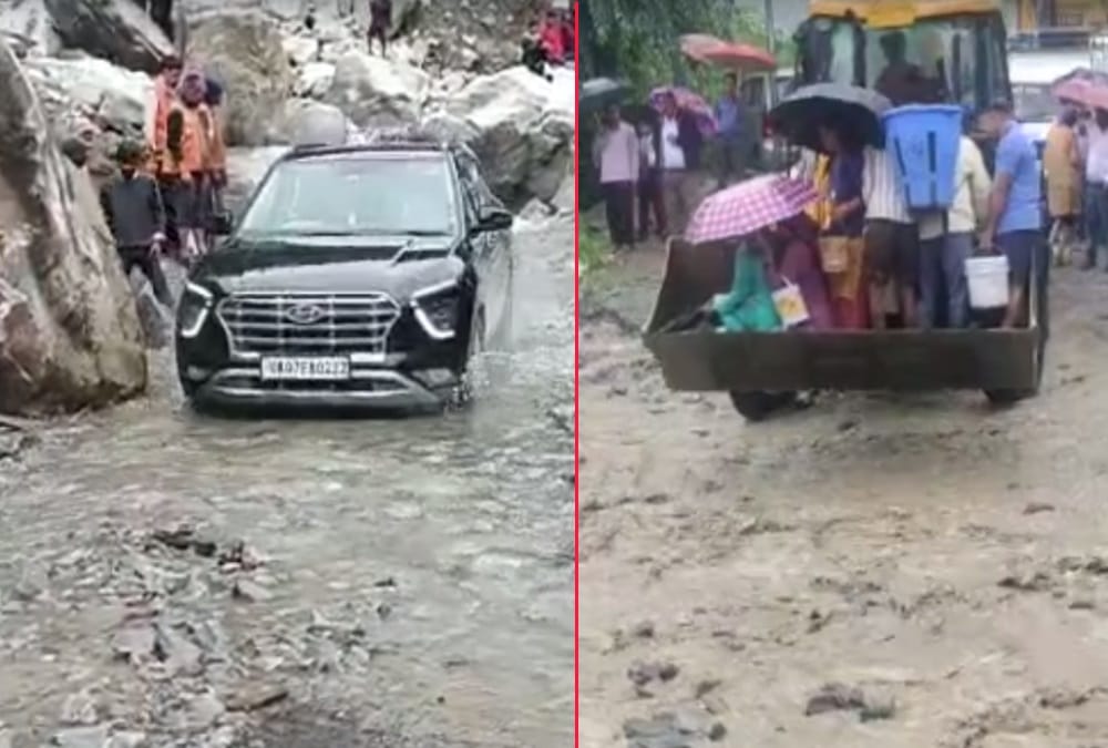 Uttarakhand Weather Update: Badrinath Highway open after 22 Hours tourists run vehicle in danger photos