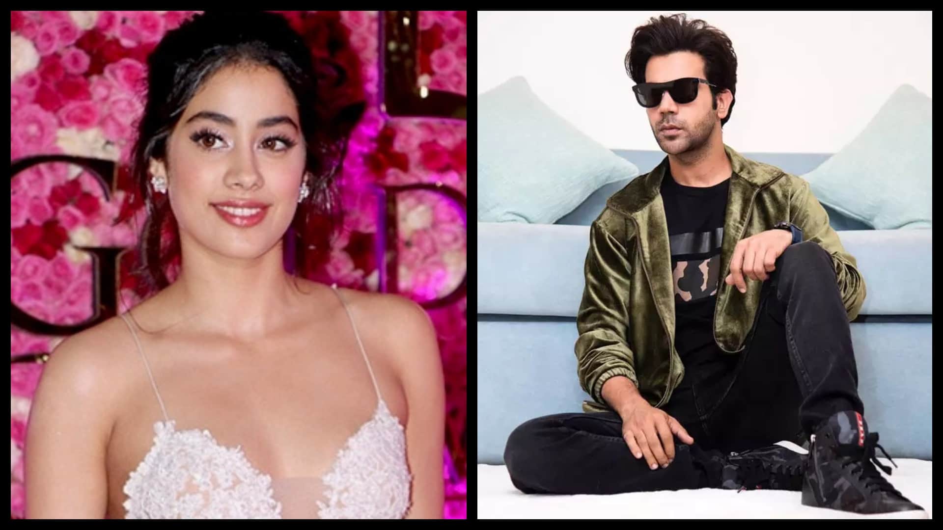 Mili actress Janhvi Kapoor share glimpse of sleeping rajkummar rao at mr and mrs mahi set