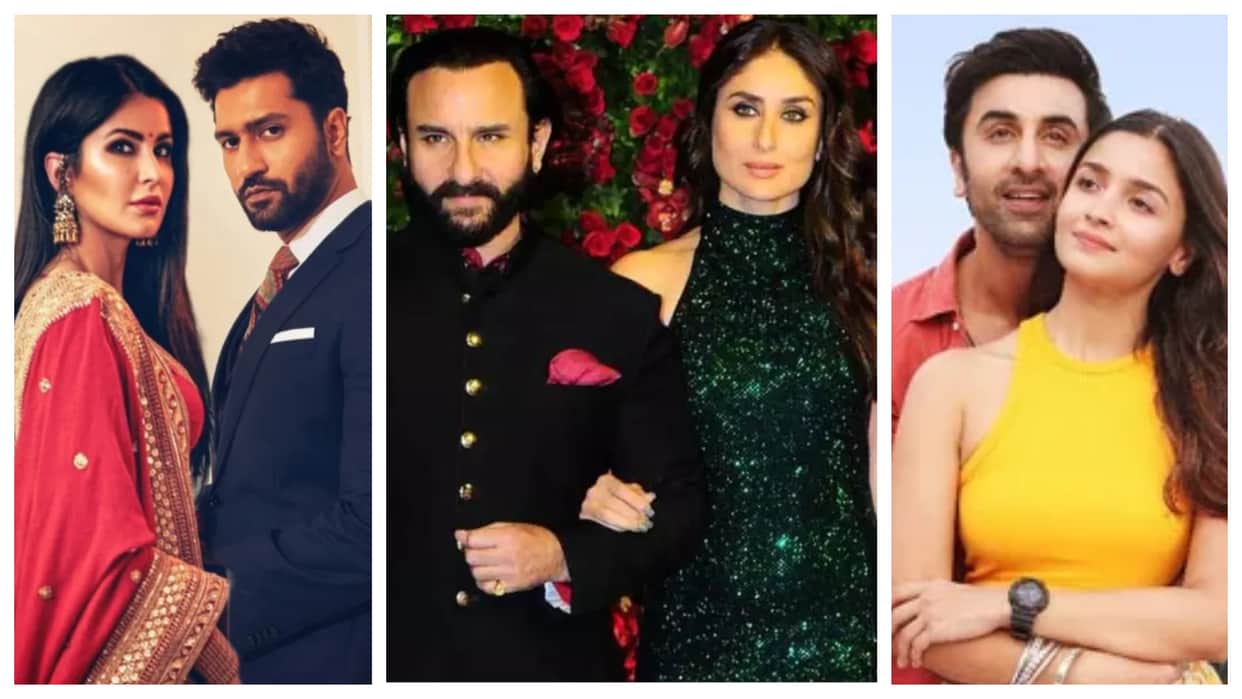 Kareena Kapoor Saif to Ranveer Deepika Alia Ranbir Katrina Vicky these celebs got married after years dating