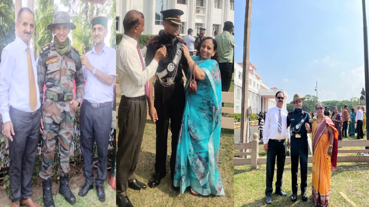 himachal news: Aditya join indian army as lieutenant