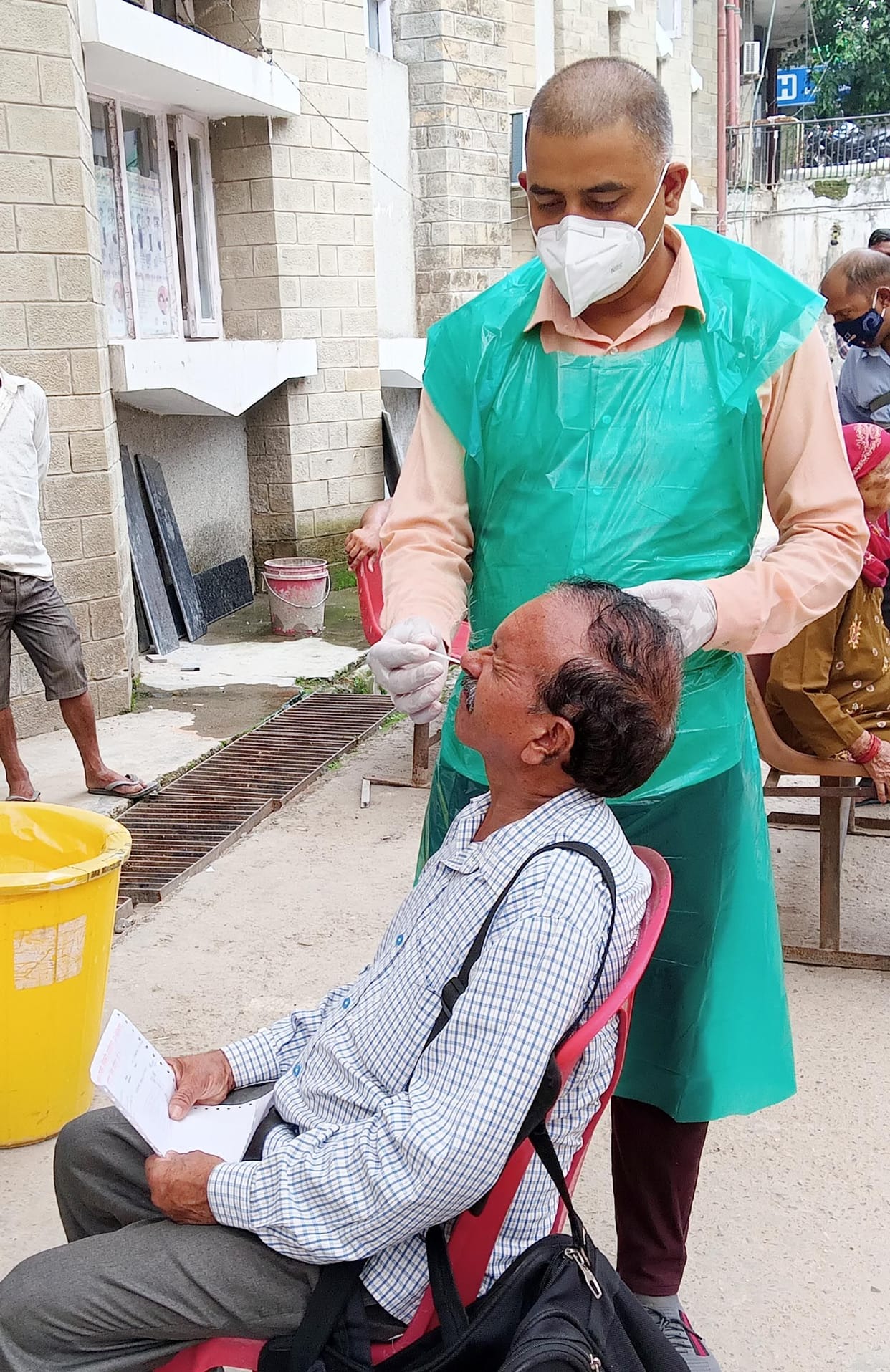Only one relative will be able to meet with the patient at a time in the medical college
