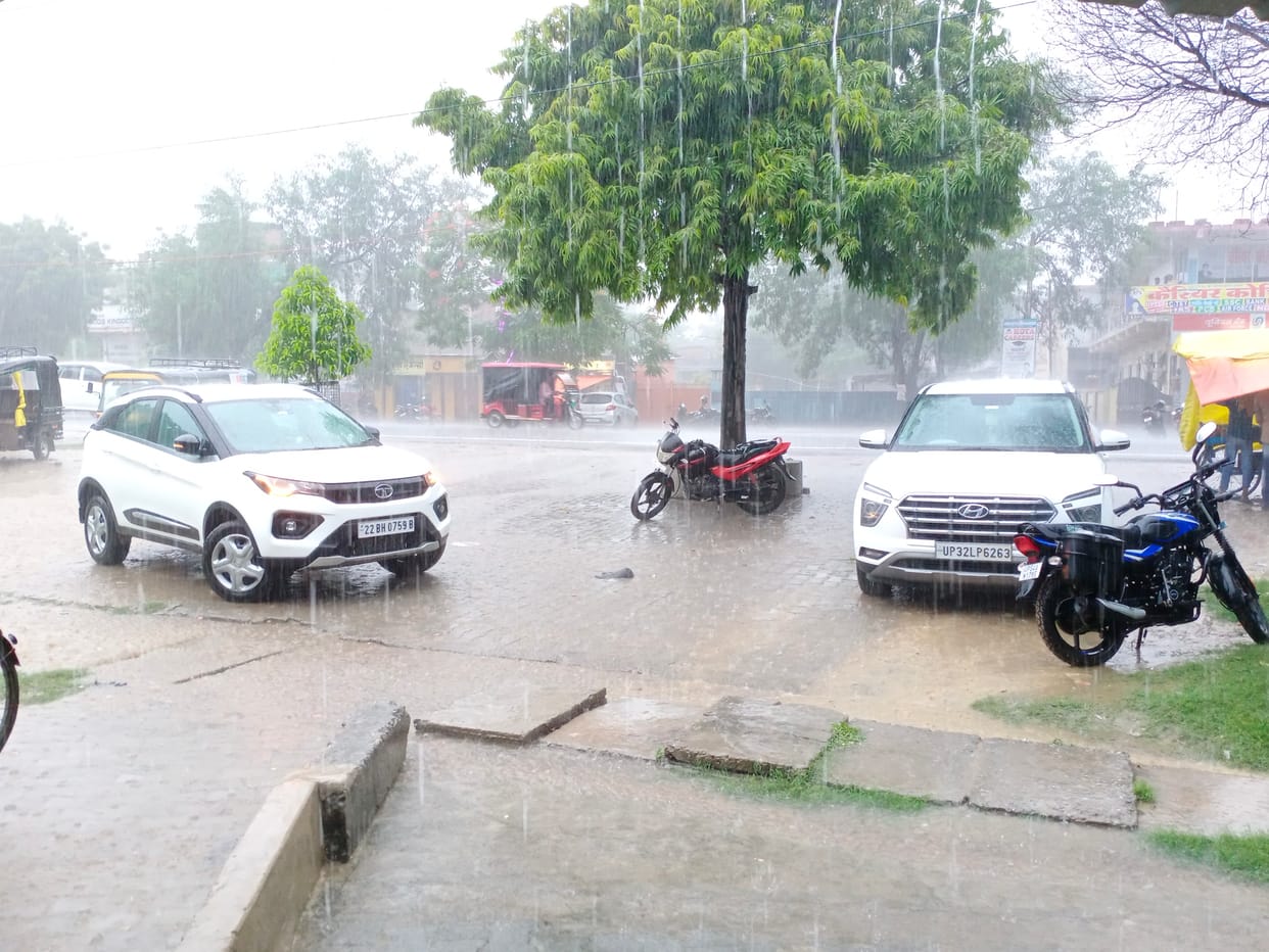 Light rain somewhere, relief from heat