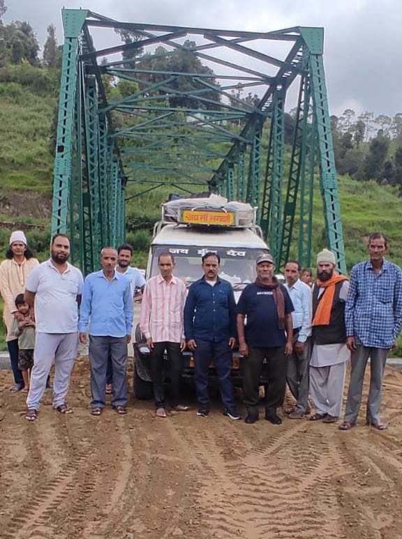Movement started from newly constructed bridge over Sera river