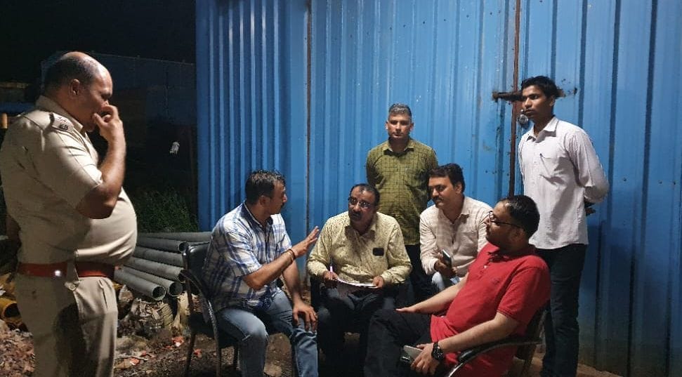 Raid by Chief Minister's Flying Squad and Intelligence Department, caught two tankers on unlicensed diesel storage