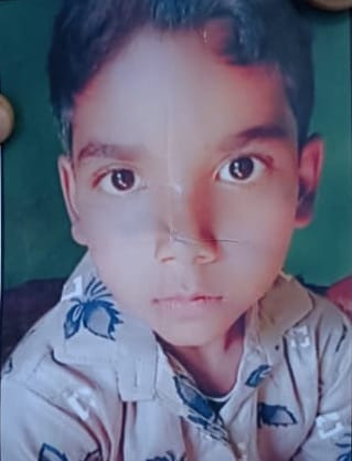 The body of an eight-year-old child missing for five days was found lying in the field