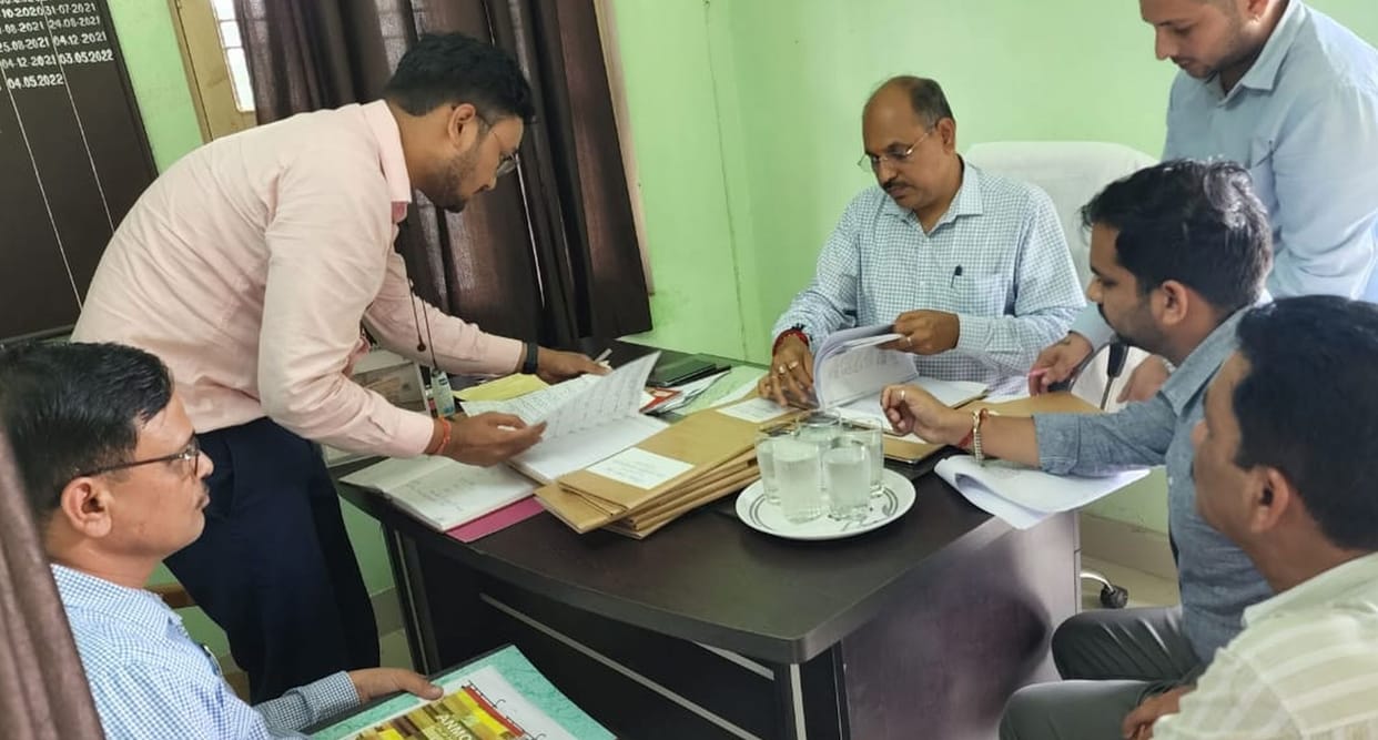 Inspection By ADM in Nanakmatta Sub Tehseel
