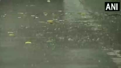 Delhi NCR weather update in Hindi rainfall occurs in capital