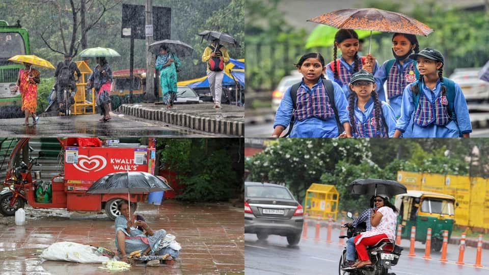 delhi weather forecast light rain with partly cloudy sky can be recorded in the next 24 hours