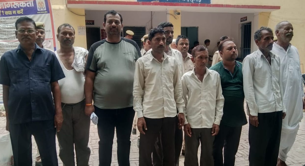 Nine including Pradhan's husband went to jail for stone pelting and firing
