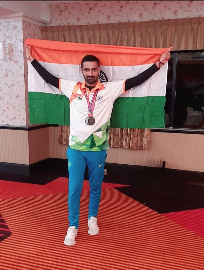 International Yoga player Shivam won two bronze medals