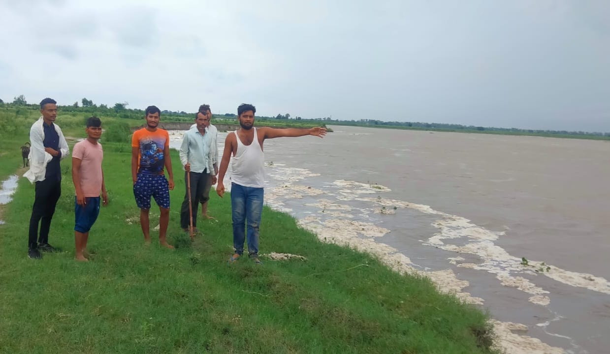 Farmers worried due to rise in water level of Yamuna