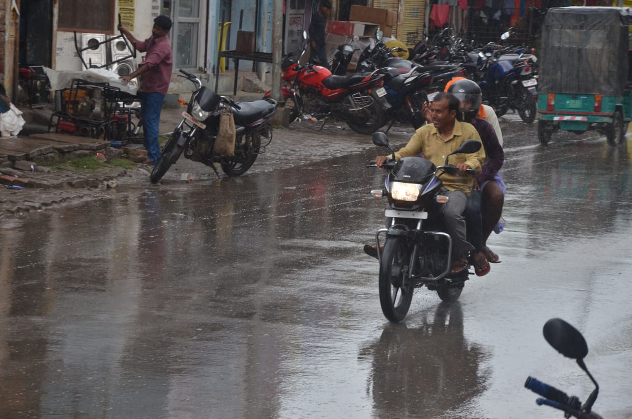 The valley was drenched with the showers of Sawan, the weather was pleasant