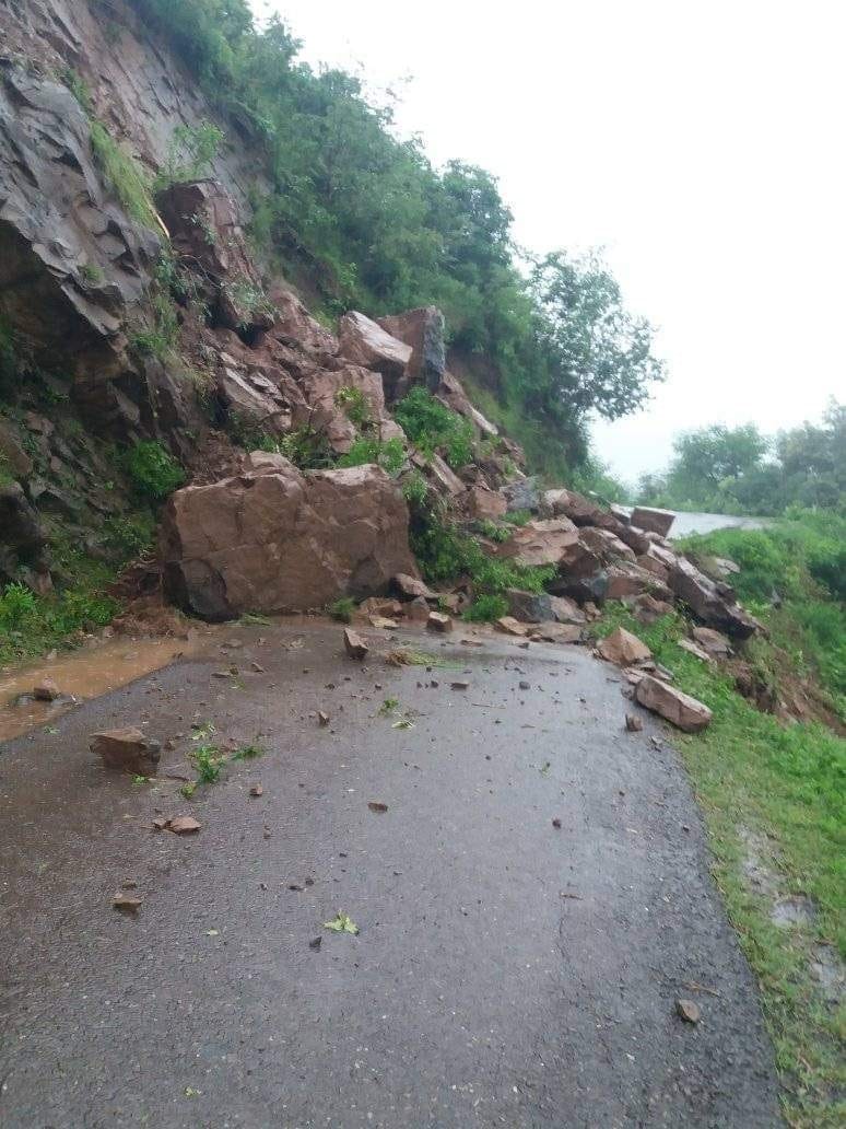 Dozens of road links remained closed for hours