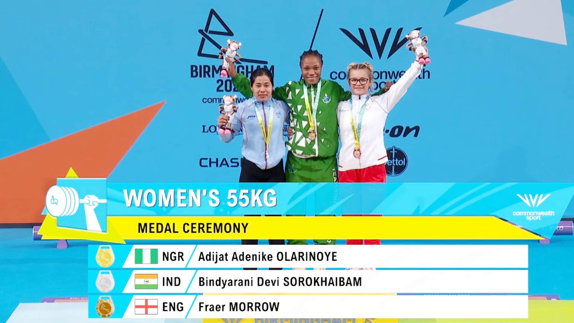 Bindyarani Devi won fourth medal for India; Bindyarani got silver in 55 kg category in weightlifting