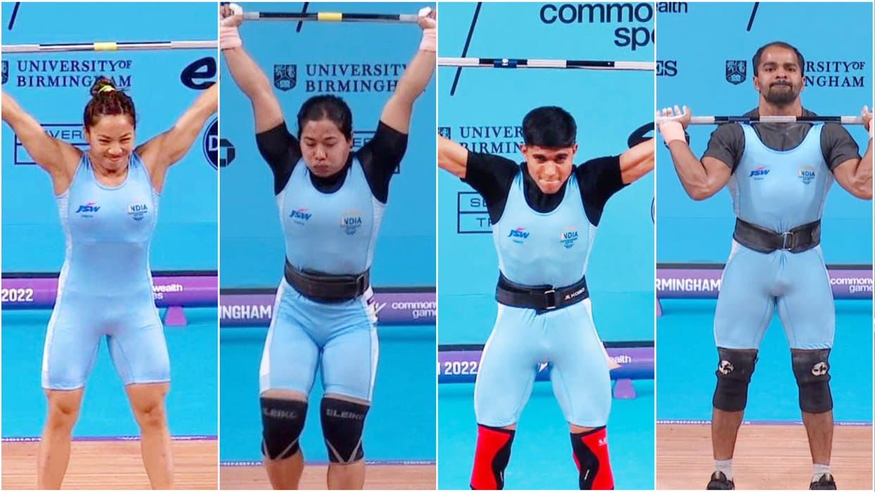 Commonwealth Games 2022 Day 2 Highlights Results Mirabai Bindyarani Sanket Gururaja Birmingham Updates Hindi