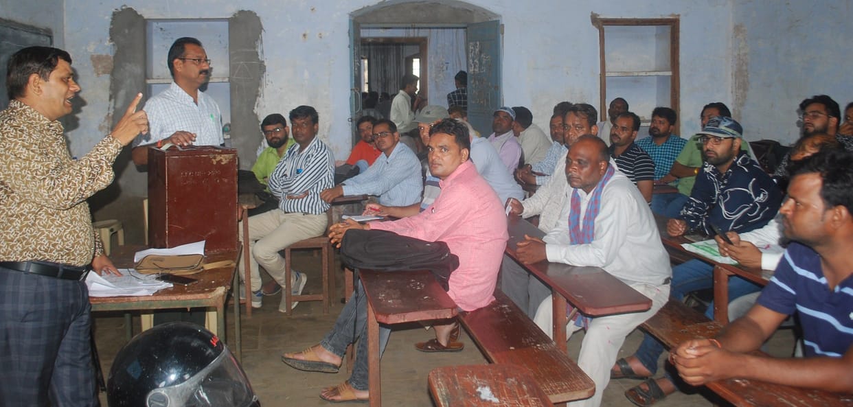 Training given for Panchayat by-election.