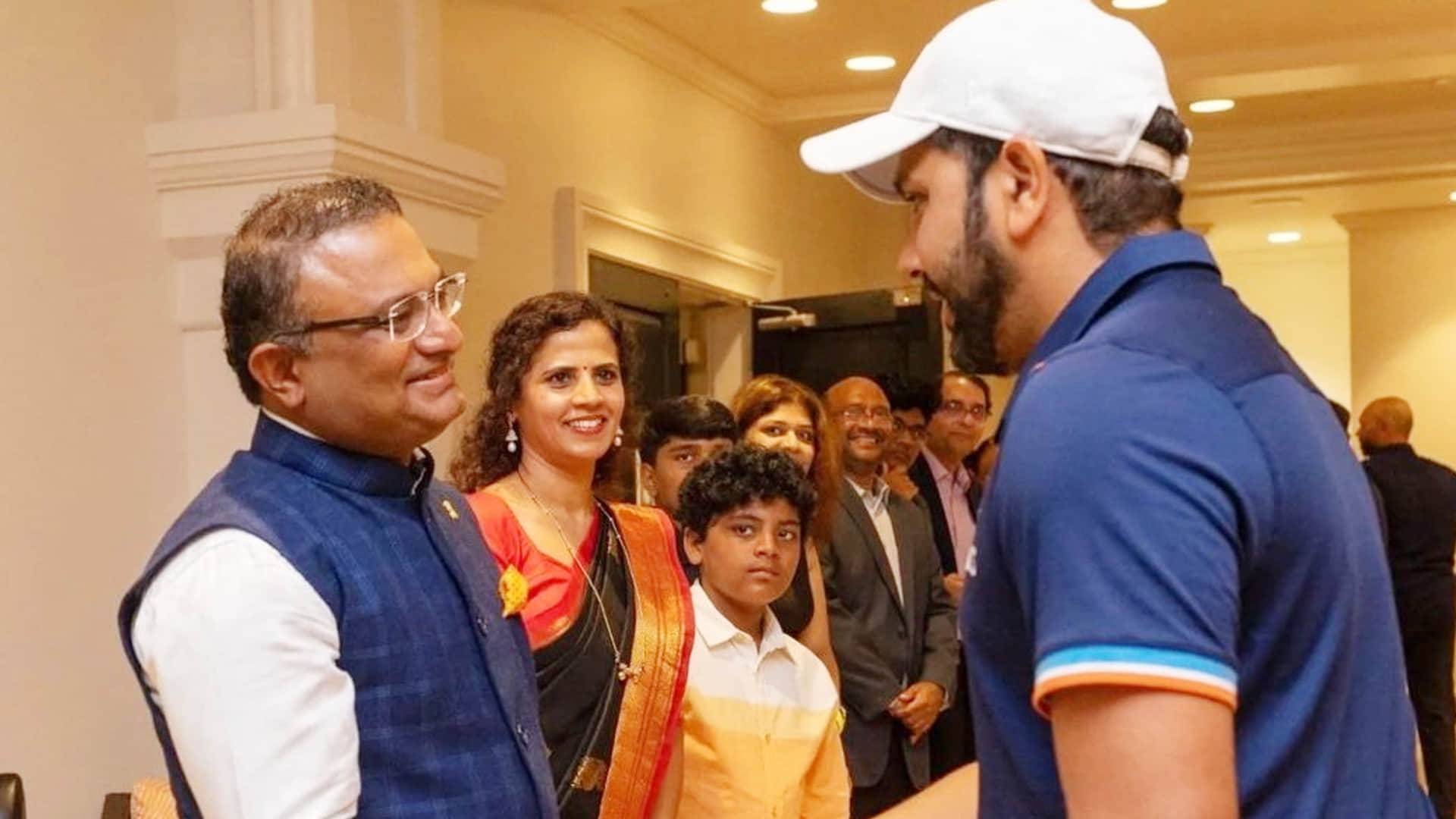 Photos from an official reception of Team India hosted by the High Commissioner Dr KJ srinivas in St Kitts