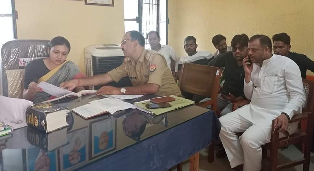 MLA raised questions on law and order, reprimanded SO