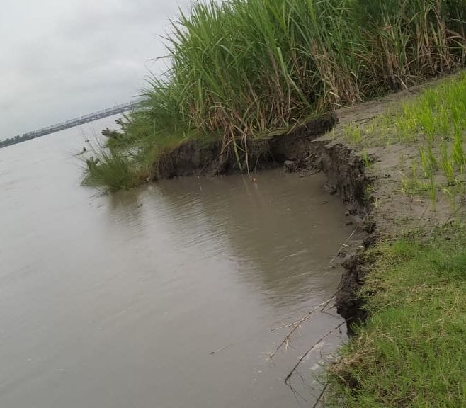 Not enough rain, the river is below the danger mark