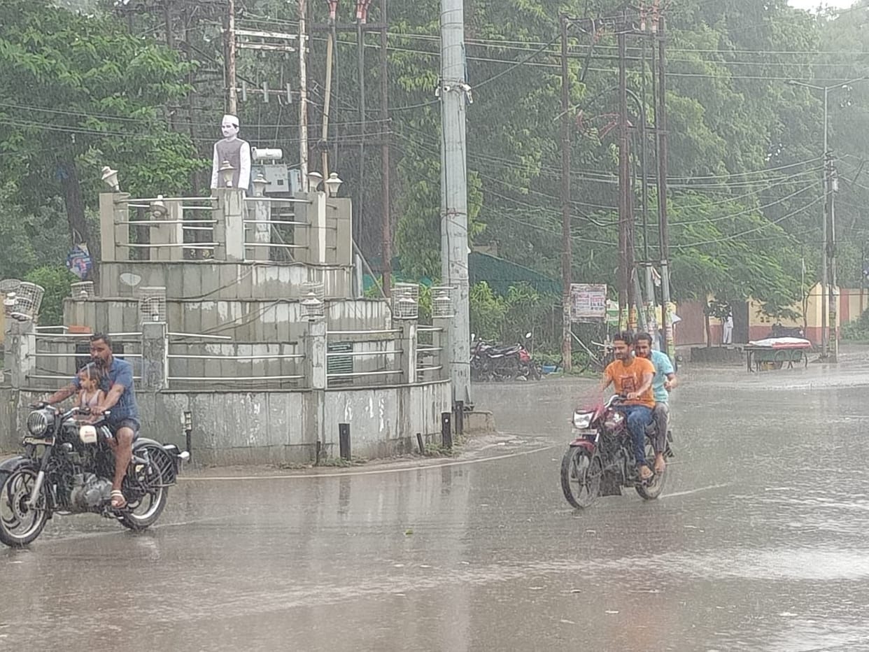Farmers happy with heavy rain, waterlogging in many places