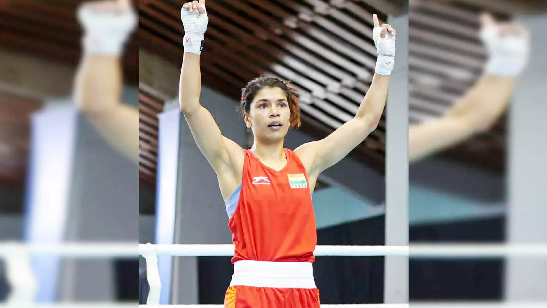 Womens Boxing Championships Nikhat Zareen defeats Roumaysa Boualam to enters in pre quarterfinals