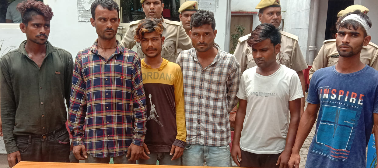 Pilibhit News Six arrested for murderous attack on police