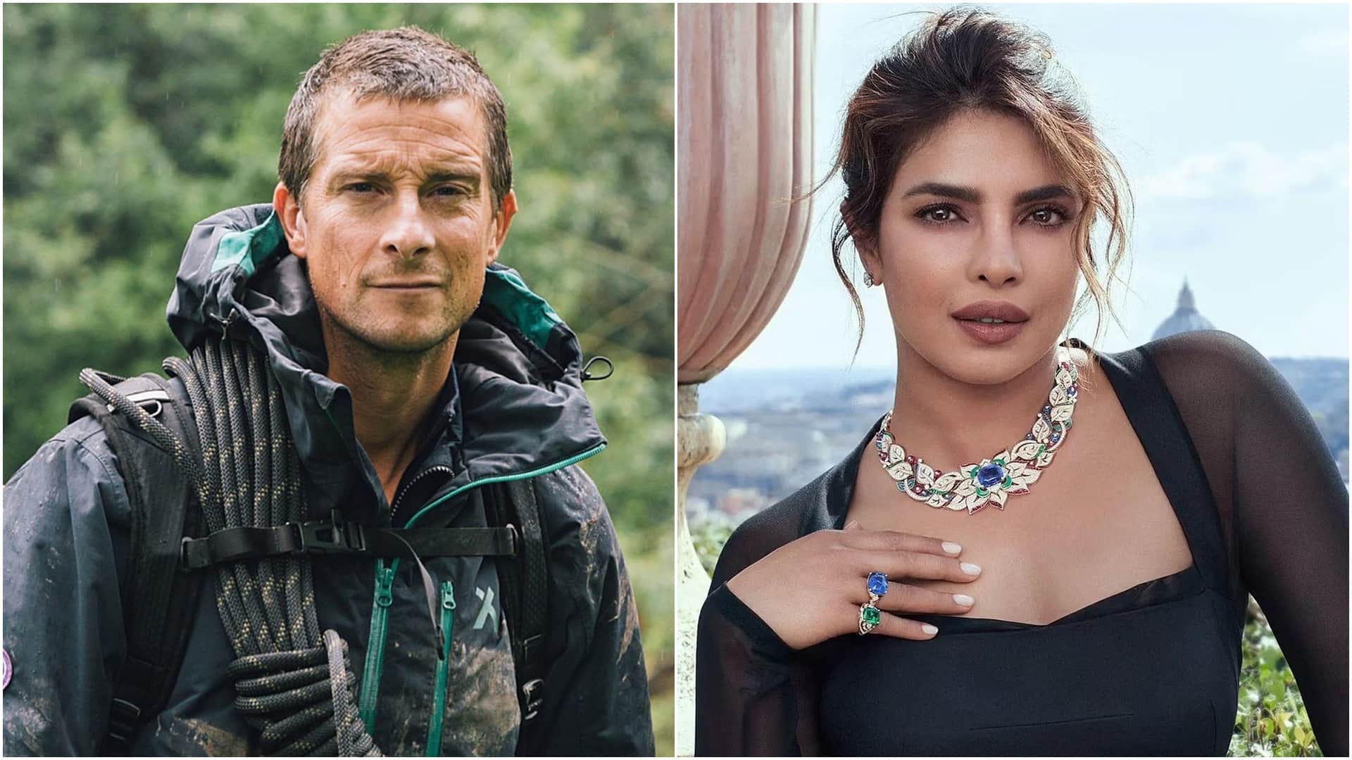 Bear Grylls wants to go for adventure with actress priyanka chopra says it will happen soon