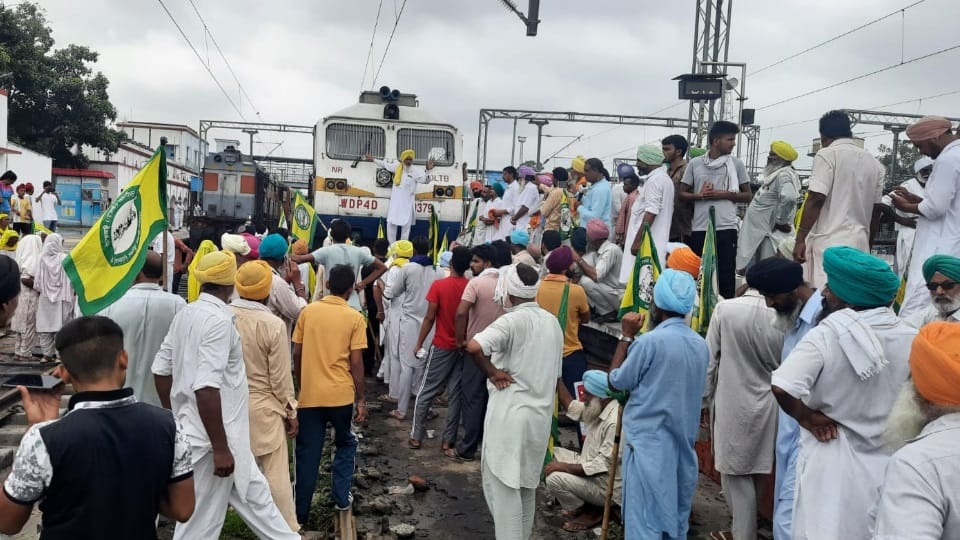 Farmers Protest in Punjab on call of Sanyukta Kisan Morcha