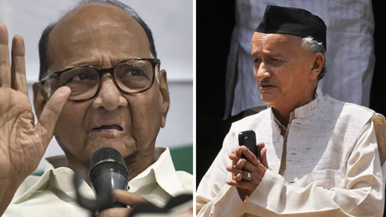 Not much difference in colour of Koshyaris cap and heart Pawar slams Maha Guv
