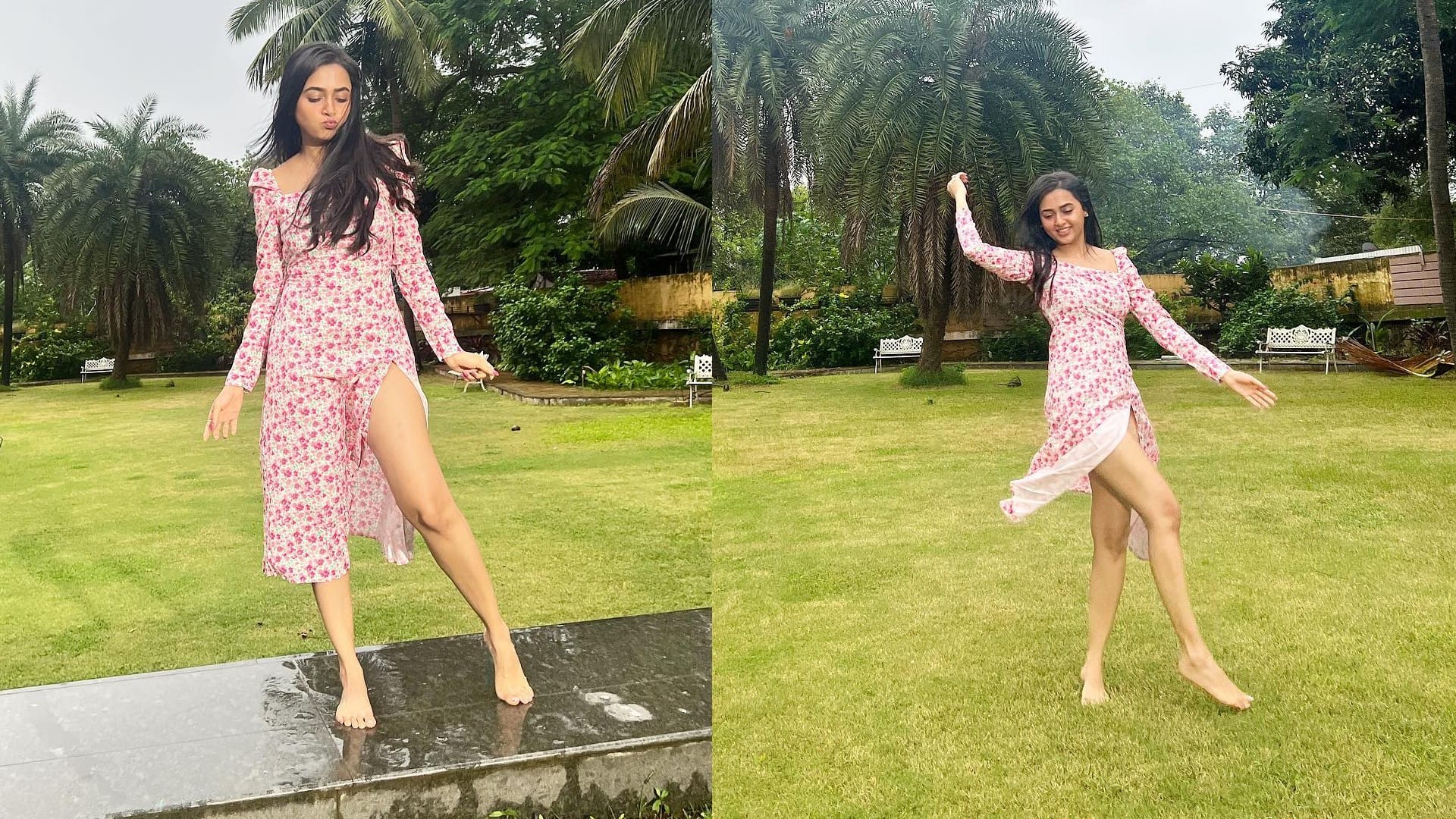 tejasswi prakash Gorgeous pics in rain ananya panday latest bold look today celebrity update in 10 pictures