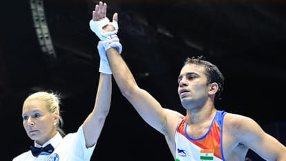 Relatives expressed happiness on victory of  Amit in Commonwealth Games