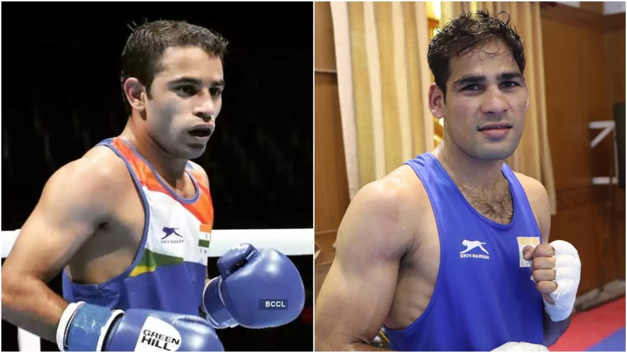 CWG 2022: Boxers Amit Panghal and Hasamuddin in quarterfinals, both register 5-0 one-sided wins
