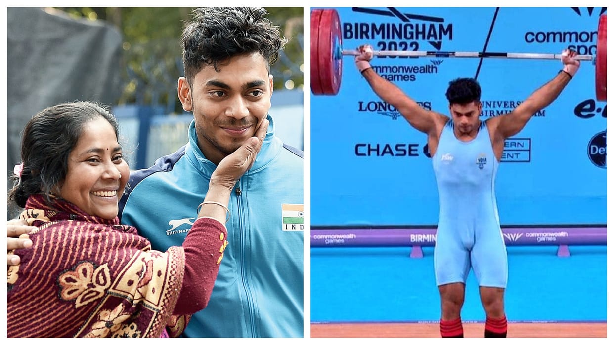 Commonwealth Games 2022 Achinta Sheuli mother keeps trophies safe by tying them in a torn saree