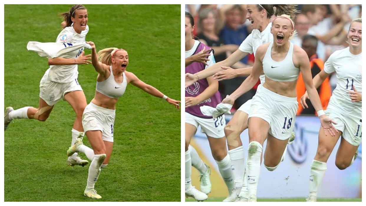 Euro 2022 Video England women's team created history by defeating Germany Chloe Kelly celebration won the hear