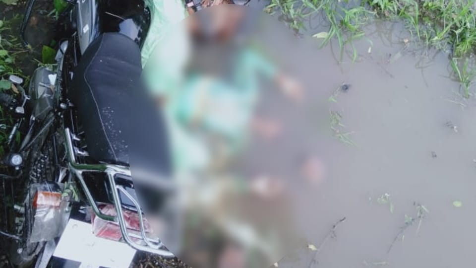 Mother and son died after Bike collided with tree in Sonipat