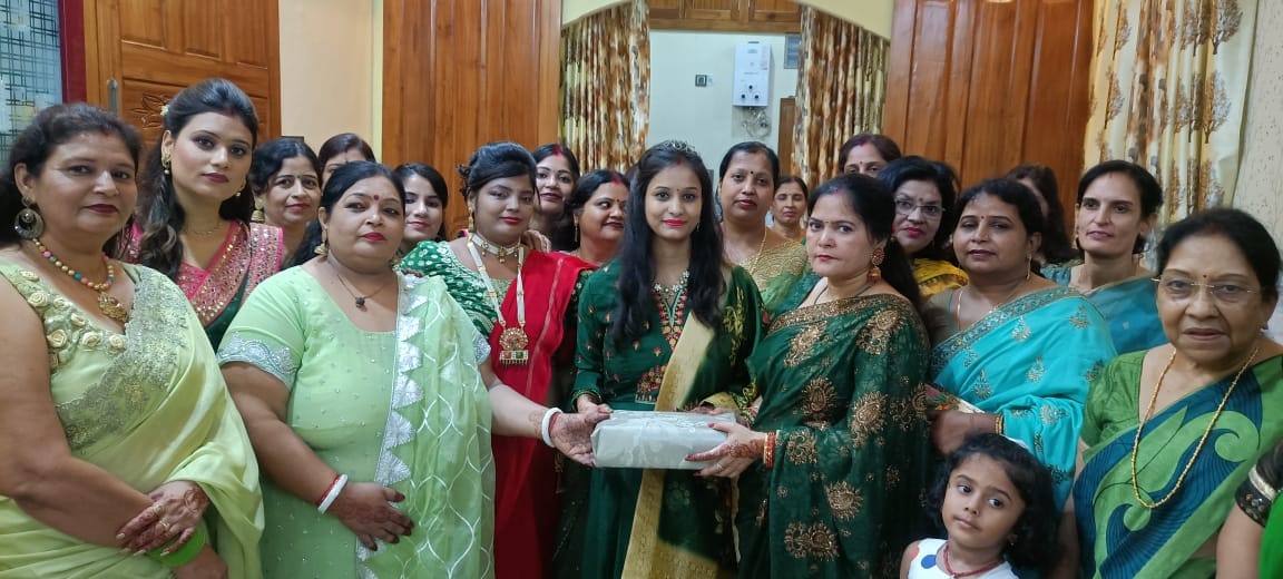 Celebrated the festival of Hariyali Teej with gaiety