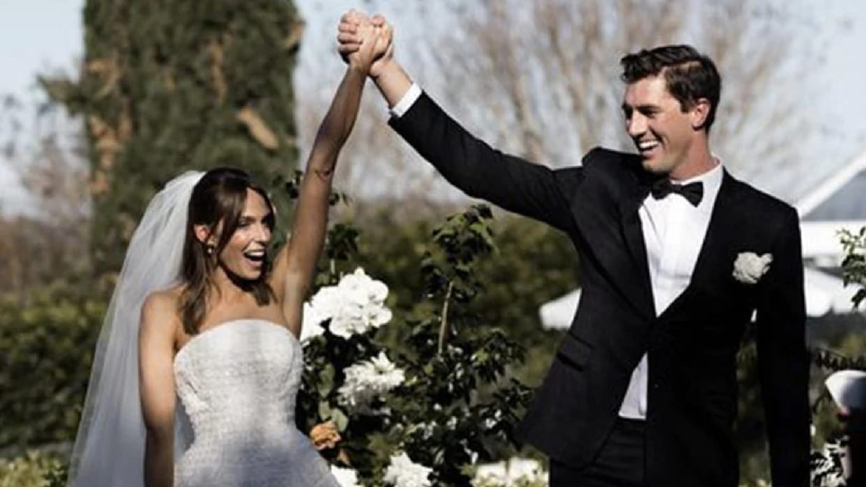 Australian cricketer pat cummins got married to becky boston couple have a nine month old kid together
