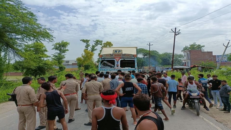 Student dies in accident, police car vandalized
